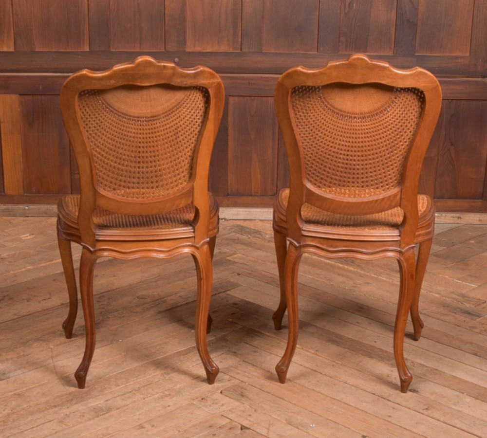 Pair of Walnut Bedroom Chairs View XII