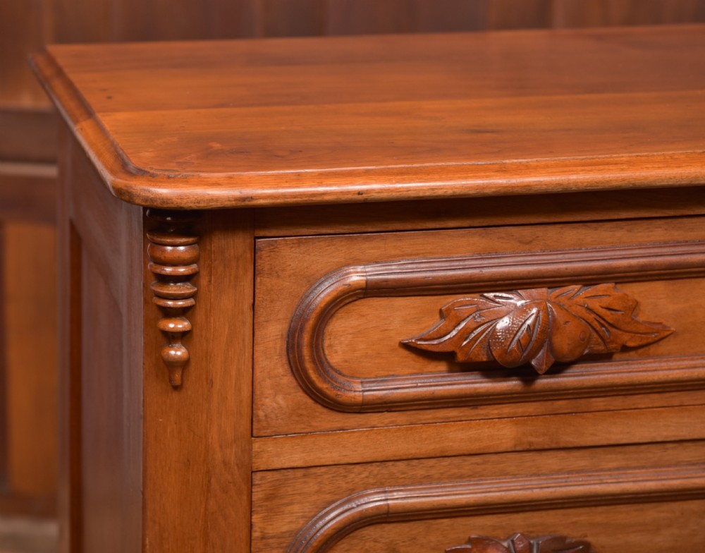 Victorian Walnut French Chest of Drawers View XII
