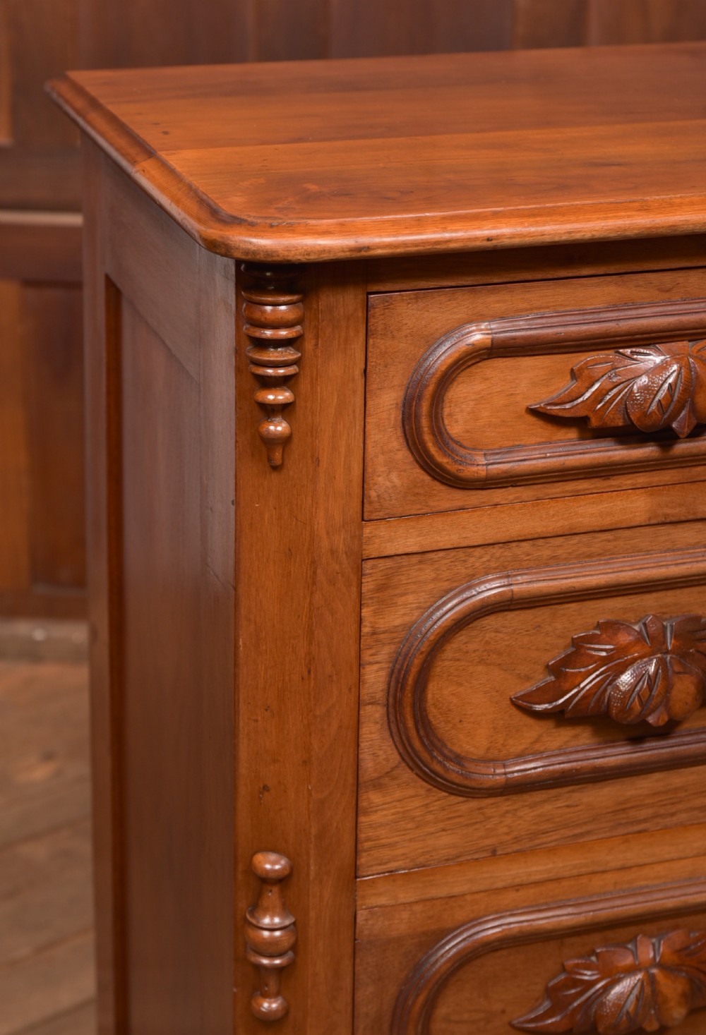 Victorian Walnut French Chest of Drawers View XIII