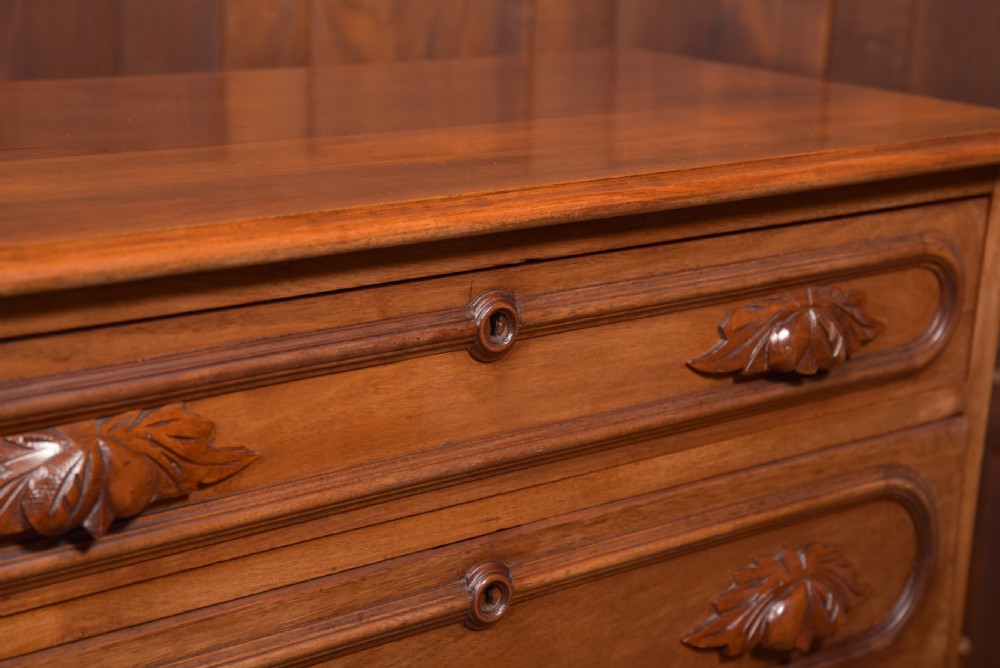 Victorian Walnut French Chest of Drawers View XIV