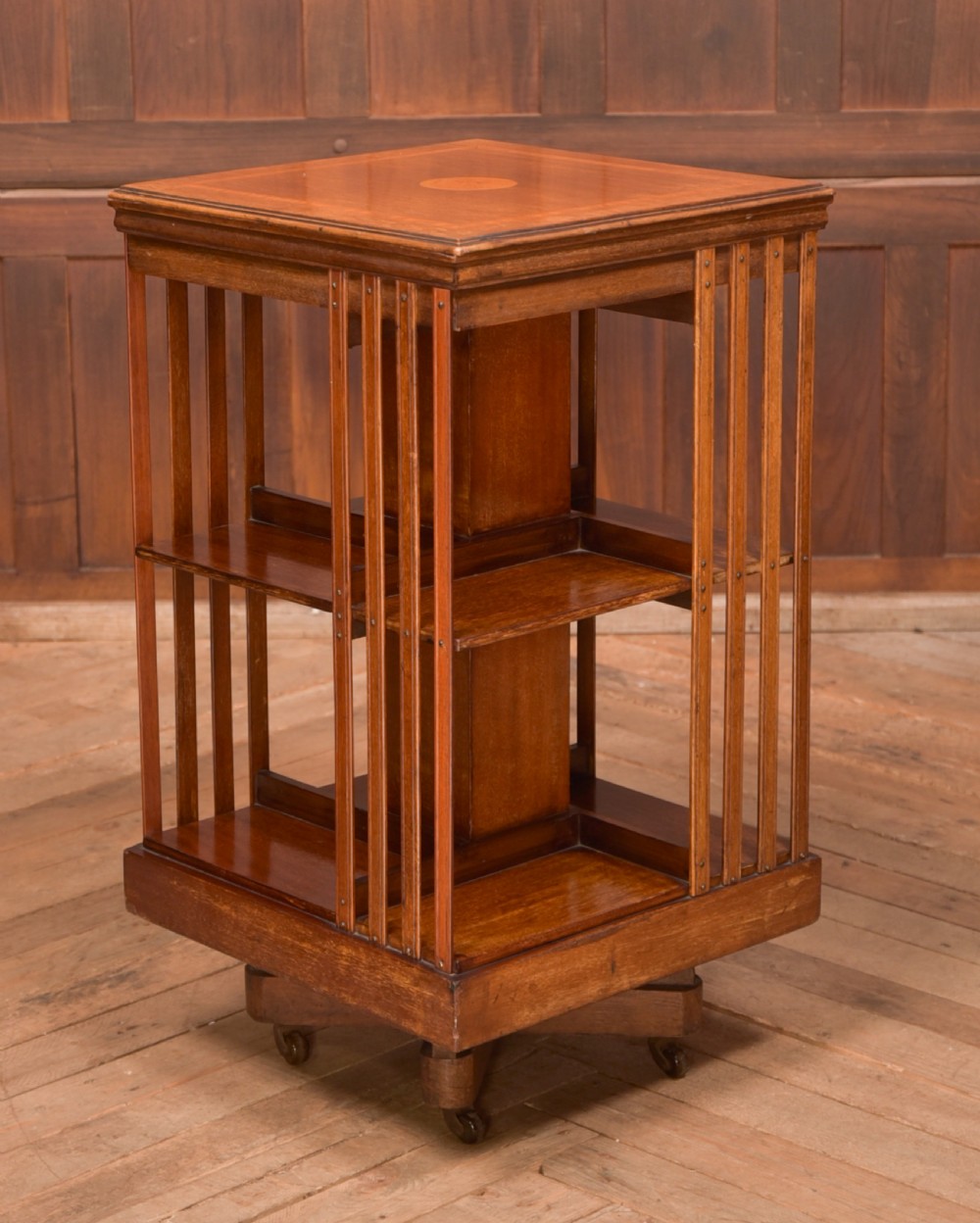 Edwardian Revolving Bookcase View II