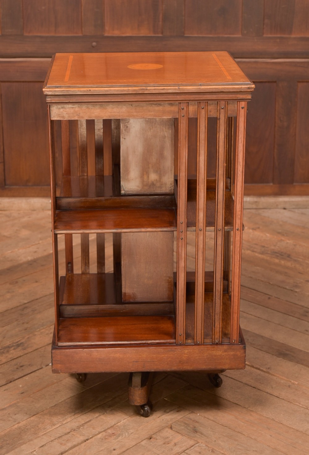 Edwardian Revolving Bookcase View V