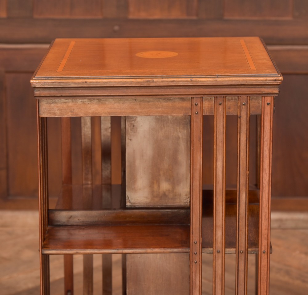 Edwardian Revolving Bookcase View VI