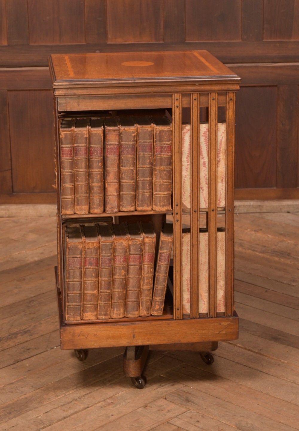 Edwardian Revolving Bookcase View VII