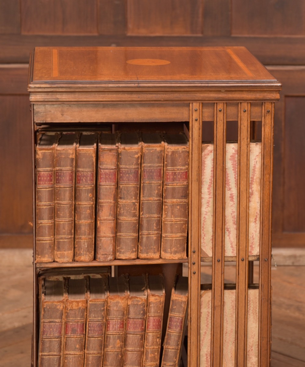 Edwardian Revolving Bookcase View VIII