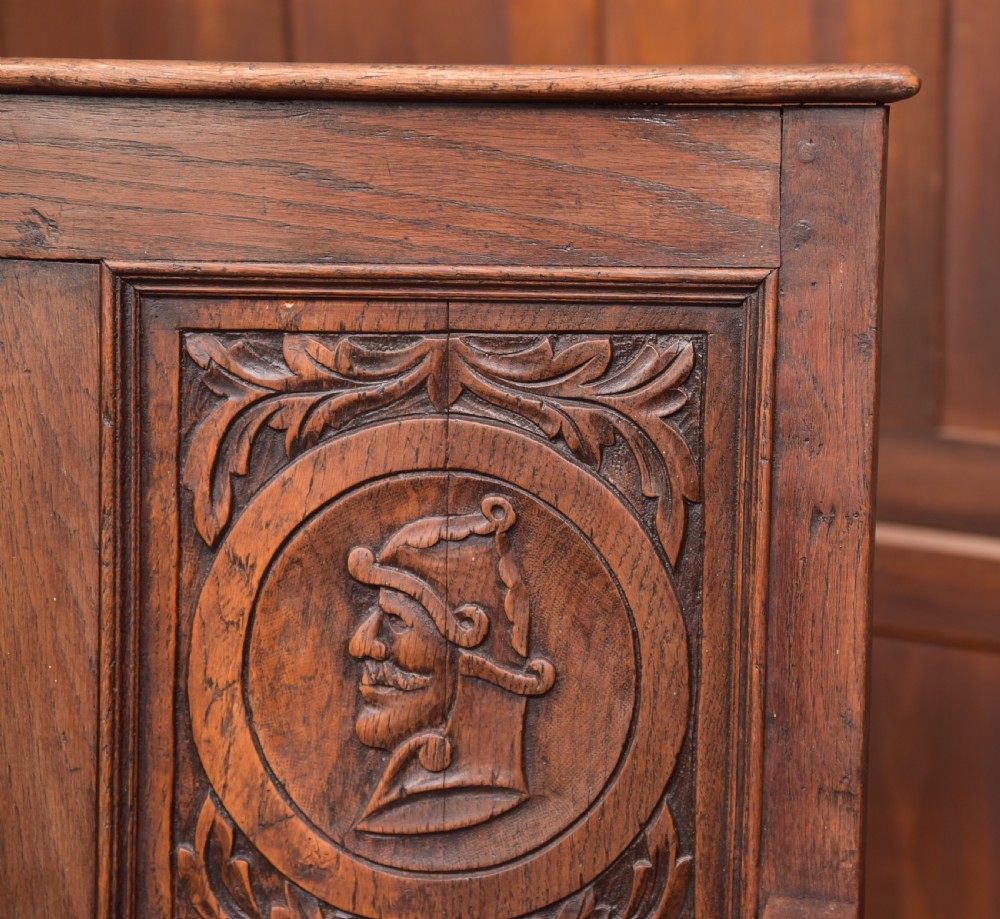 Victorian Carved Oak Settle View III