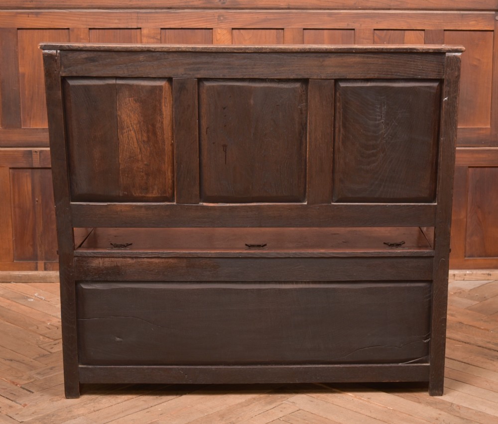Victorian Carved Oak Settle View XI