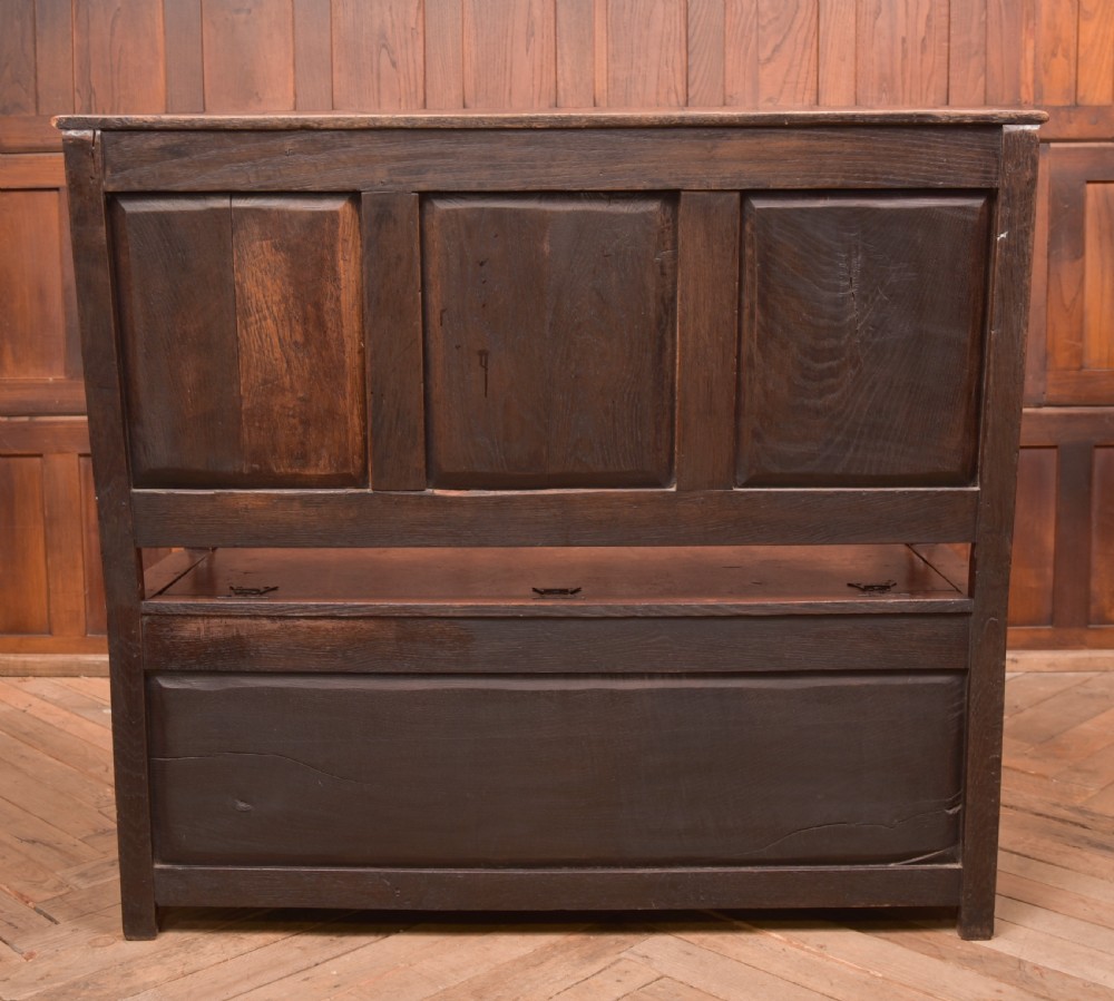 Victorian Carved Oak Settle View XIV