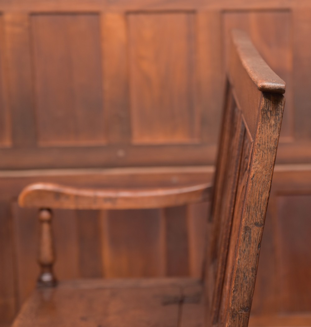 Victorian Carved Oak Settle View XVI