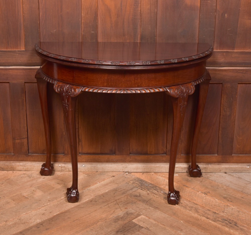 Edwardian Demi Lune Fold over Table