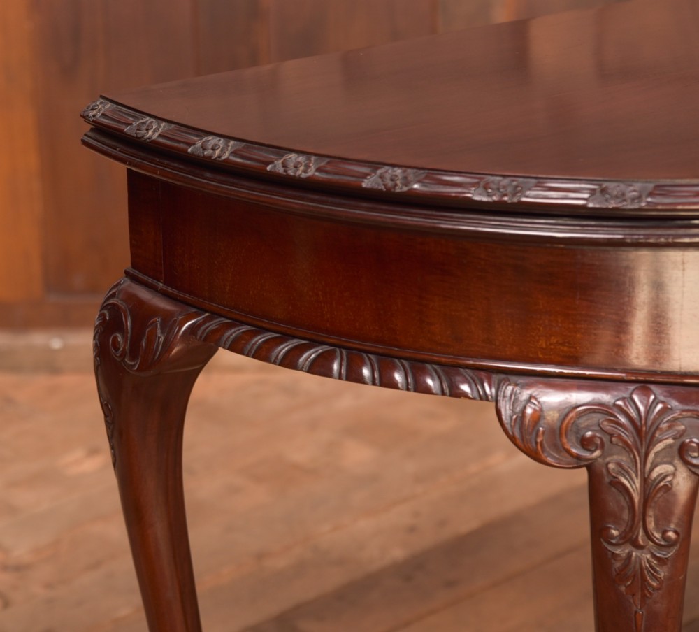 Edwardian Demi Lune Fold over Table View II