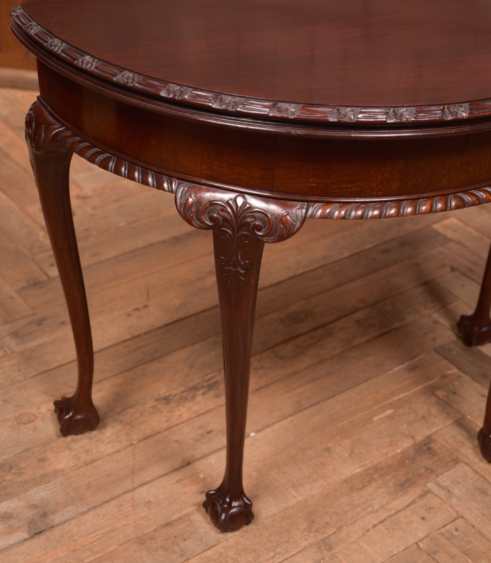 Edwardian Demi Lune Fold over Table View IV