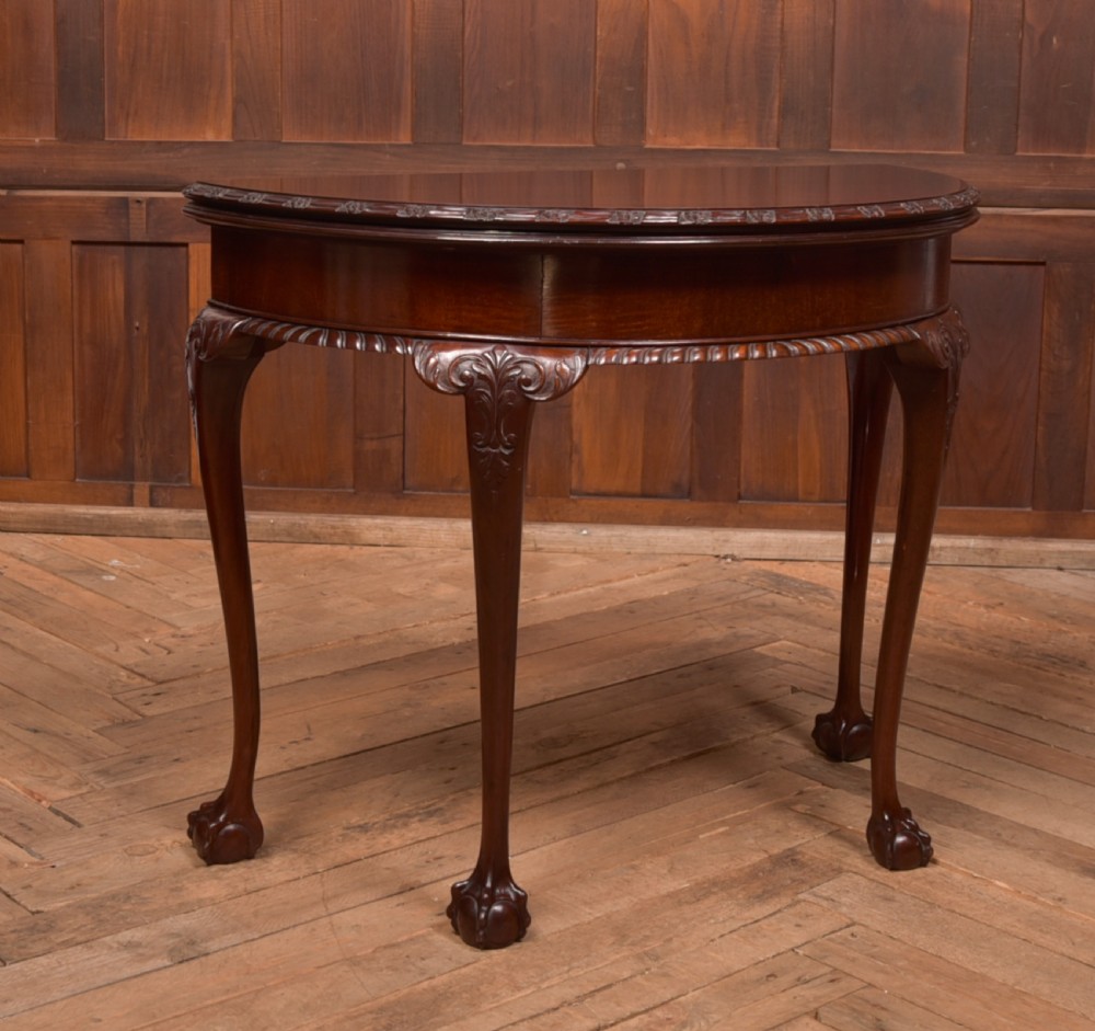 Edwardian Demi Lune Fold over Table View X