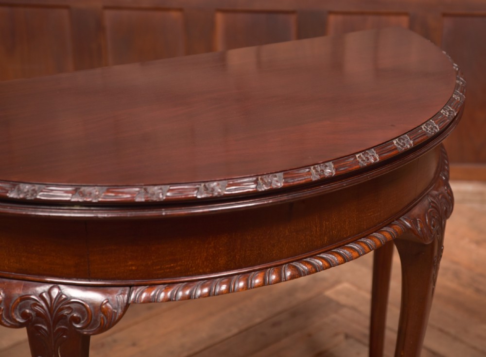 Edwardian Demi Lune Fold over Table View XI