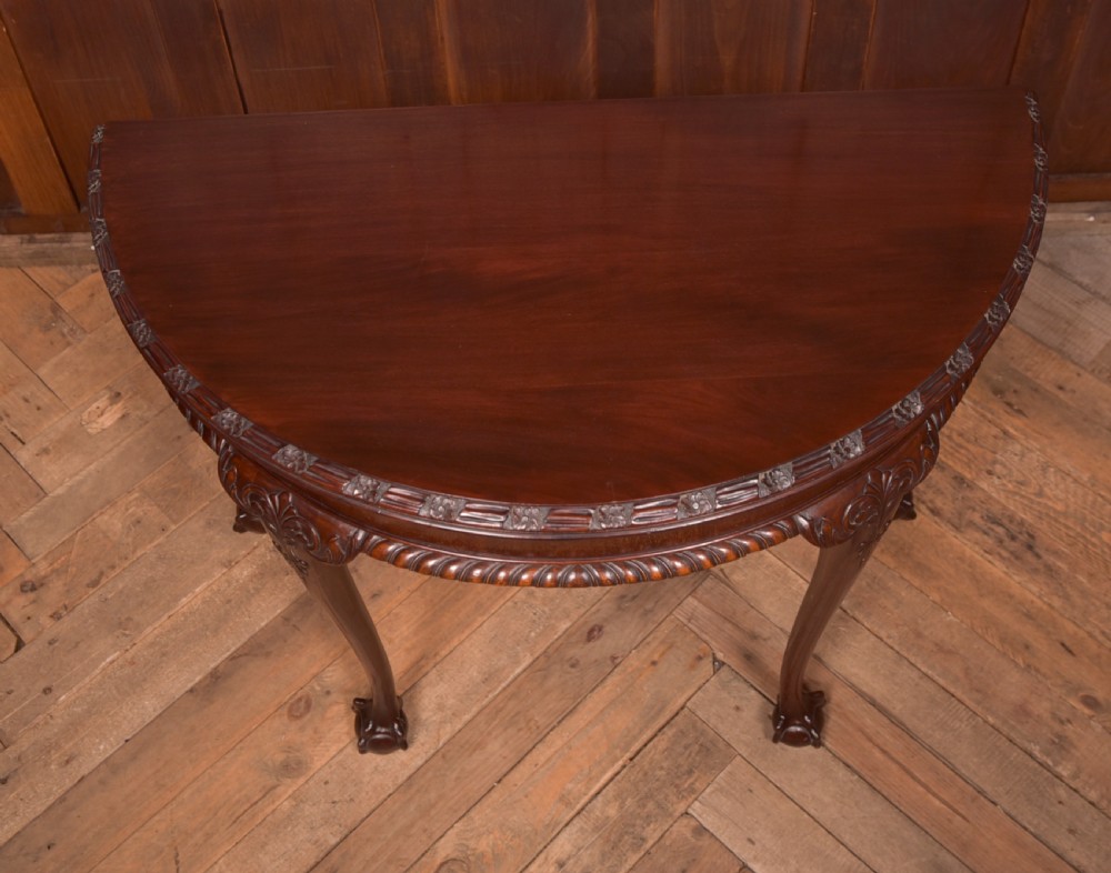 Edwardian Demi Lune Fold over Table View XII