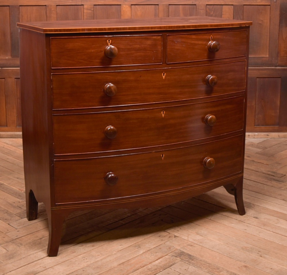 Victorian Bowfront Chest of Drawers View II