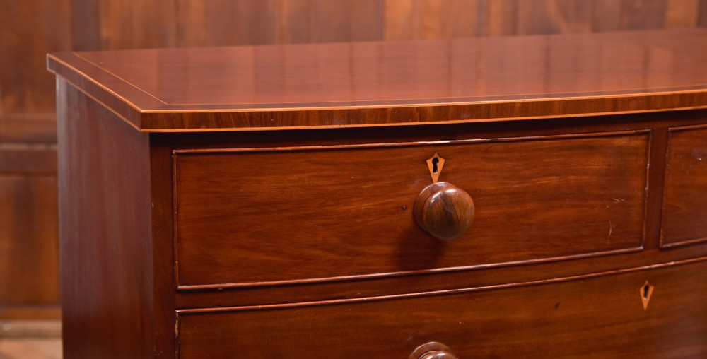 Victorian Bowfront Chest of Drawers View III