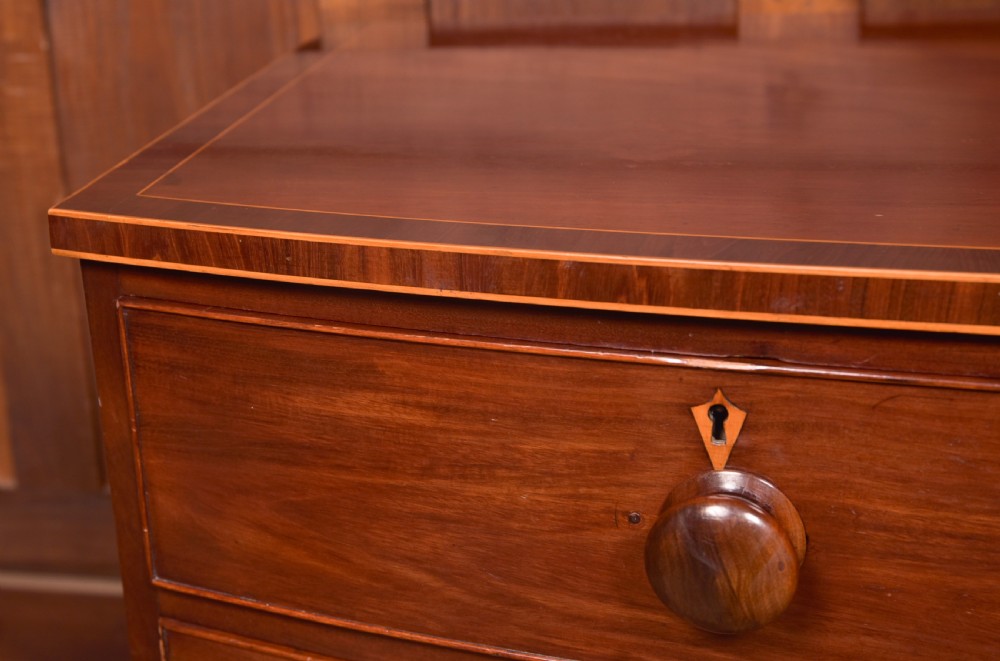 Victorian Bowfront Chest of Drawers View VII