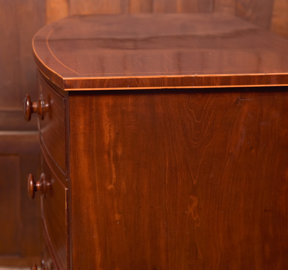 Victorian Bowfront Chest of Drawers View XI