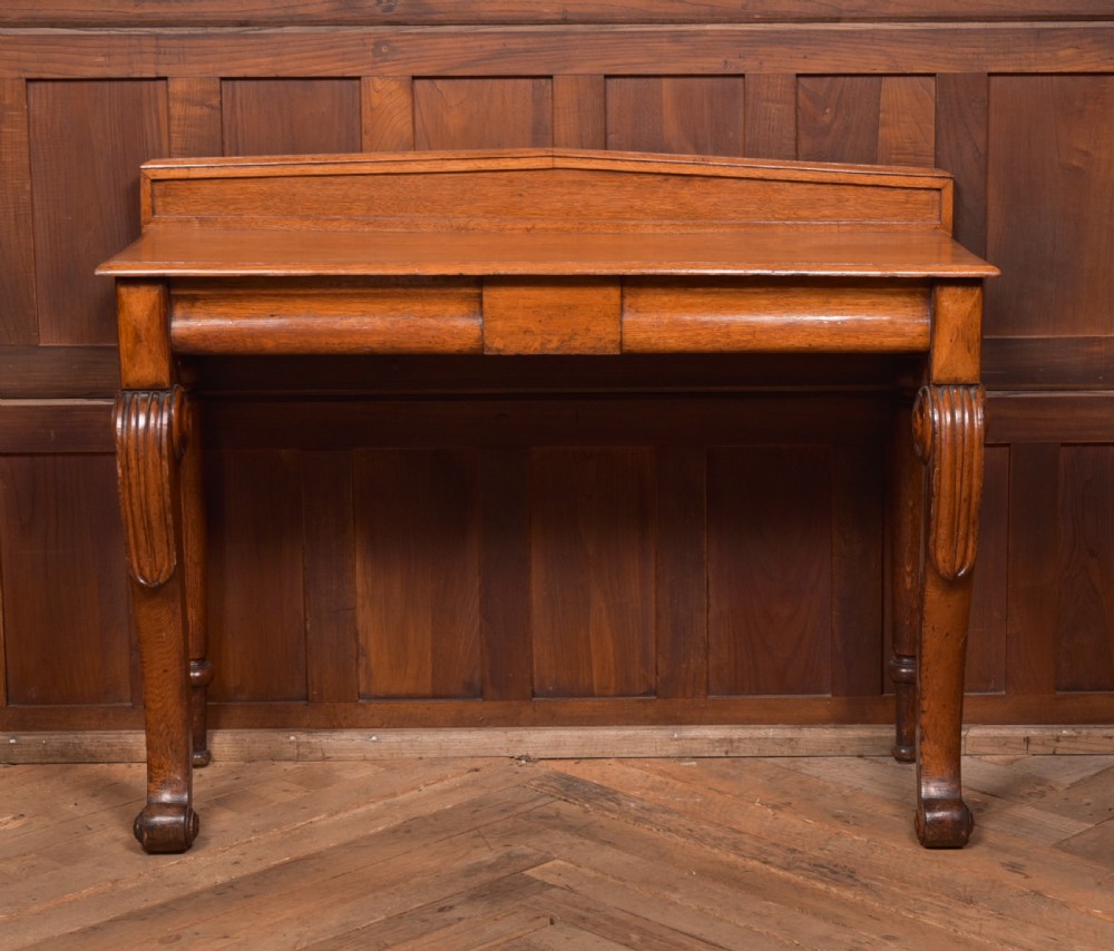 Victorian Oak Console Table