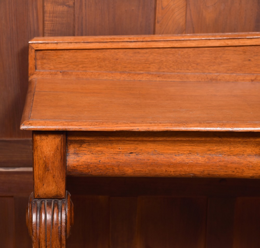 Victorian Oak Console Table View III