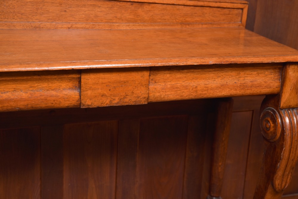 Victorian Oak Console Table View IV