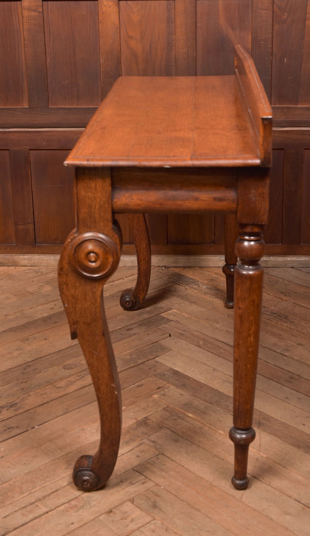Victorian Oak Console Table View V