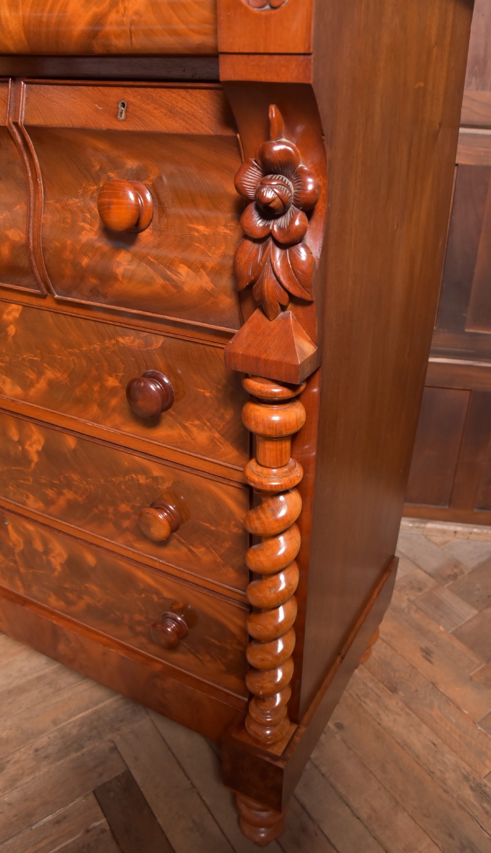 Scottish Victorian Mahogany Ogee View IV