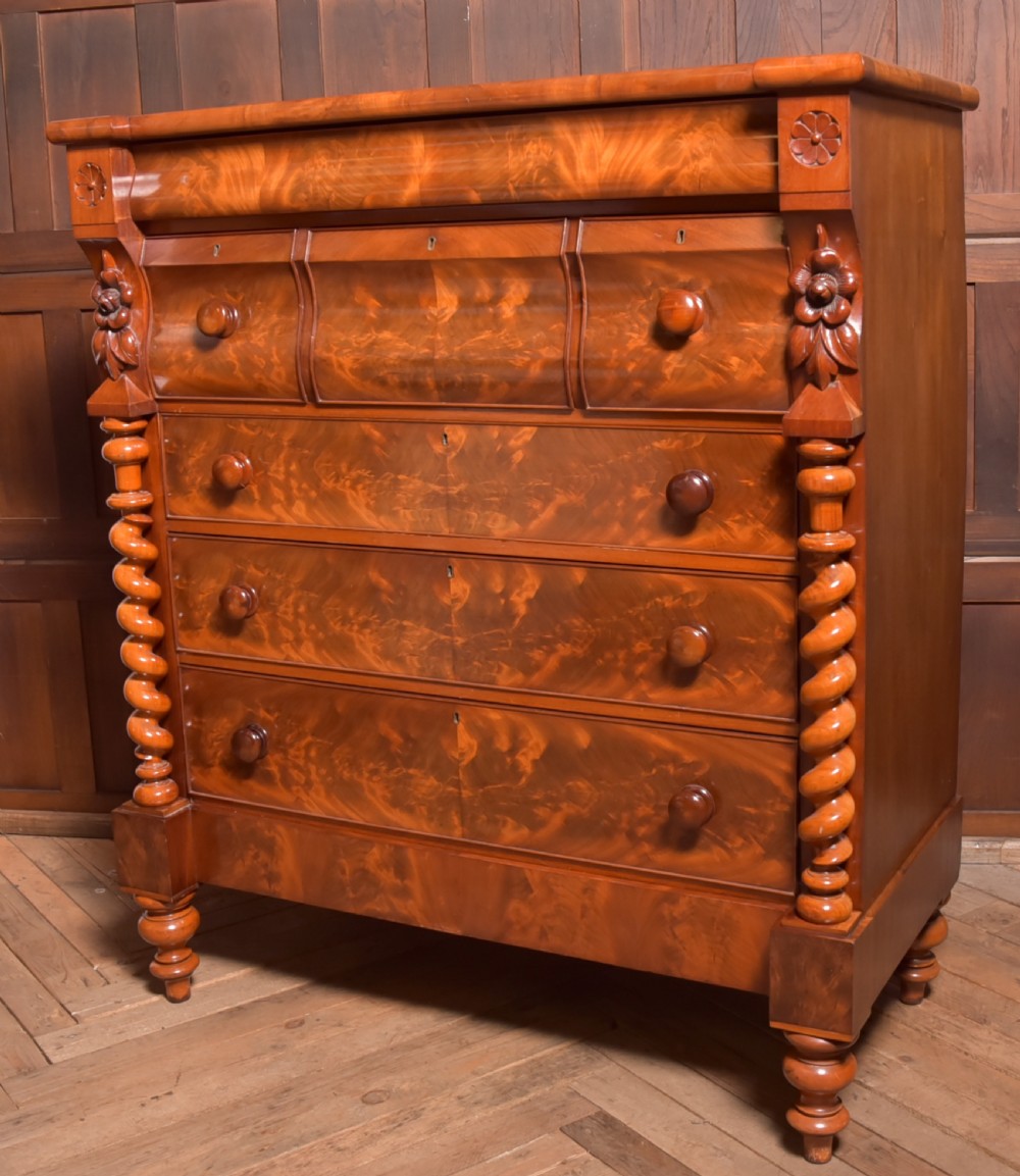 Scottish Victorian Mahogany Ogee View XI