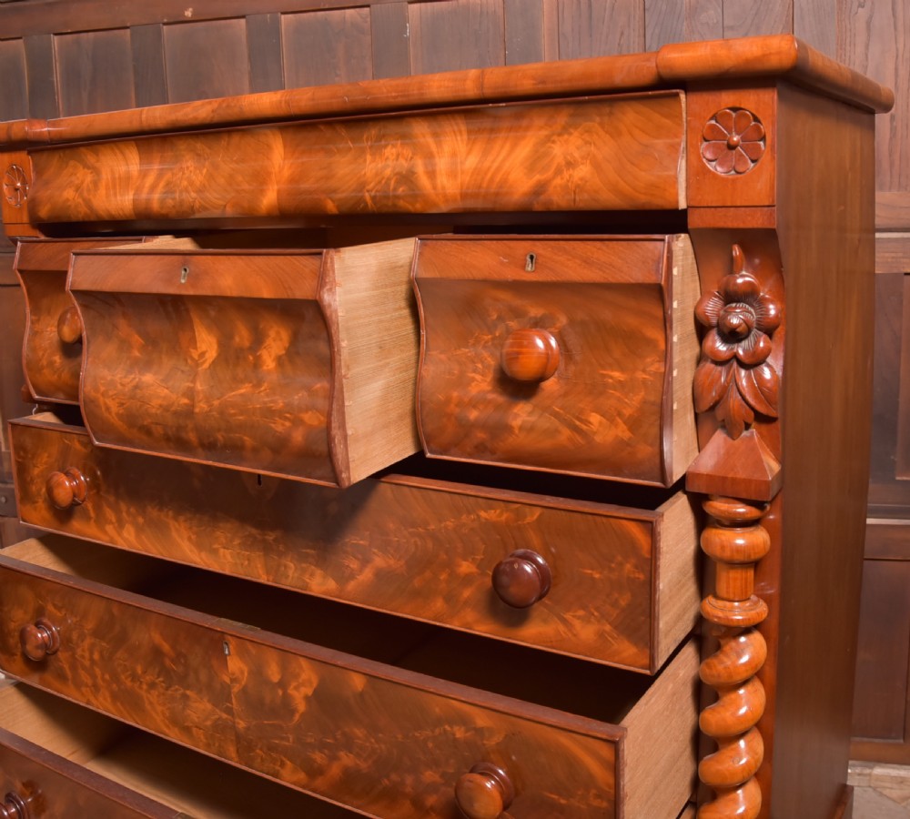 Scottish Victorian Mahogany Ogee View XIII