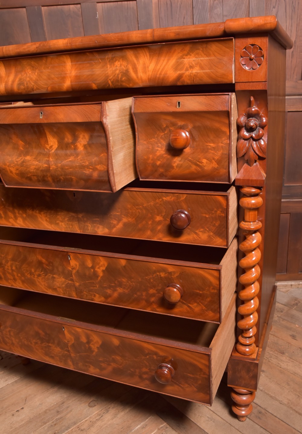 Scottish Victorian Mahogany Ogee View XV