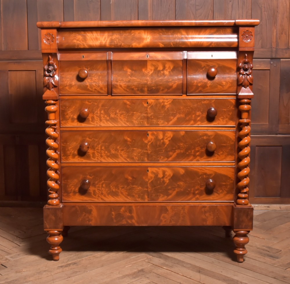 Scottish Victorian Mahogany Ogee View XXI