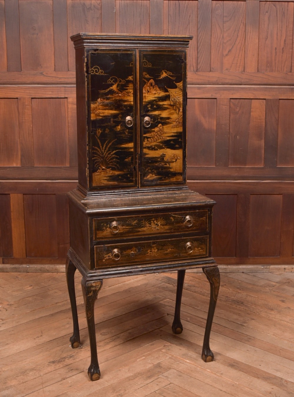 Edwardian Chinoiserie Cabinet
