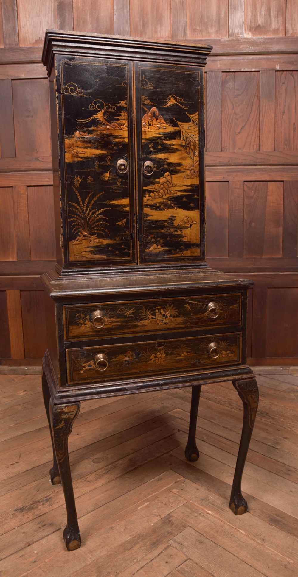 Edwardian Chinoiserie Cabinet View VI