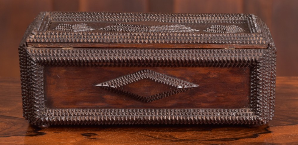 Victorian Tramp Art Box View VI