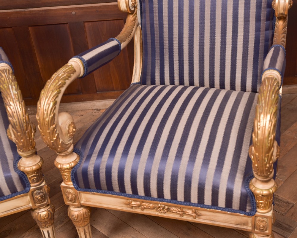 Pair of Empire Style Armchairs View III