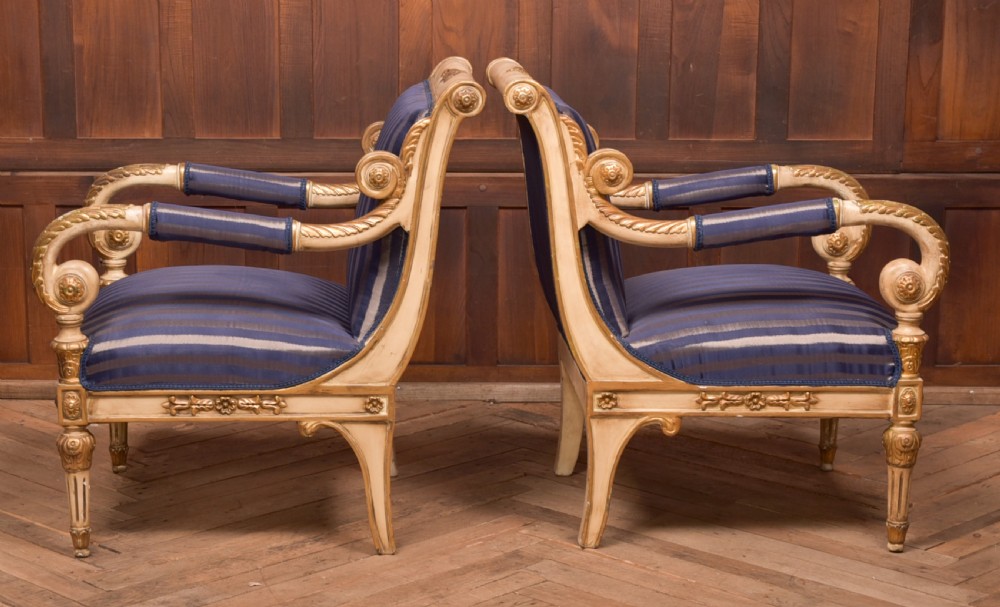 Pair of Empire Style Armchairs View VI