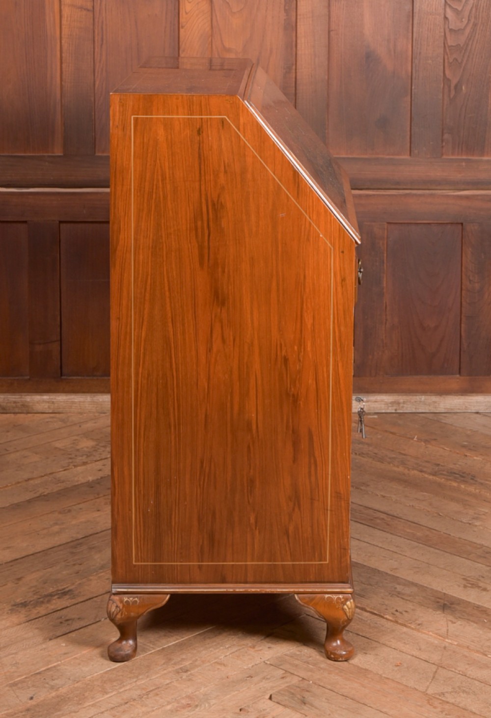 Walnut Chinoiserie Bureau View XII