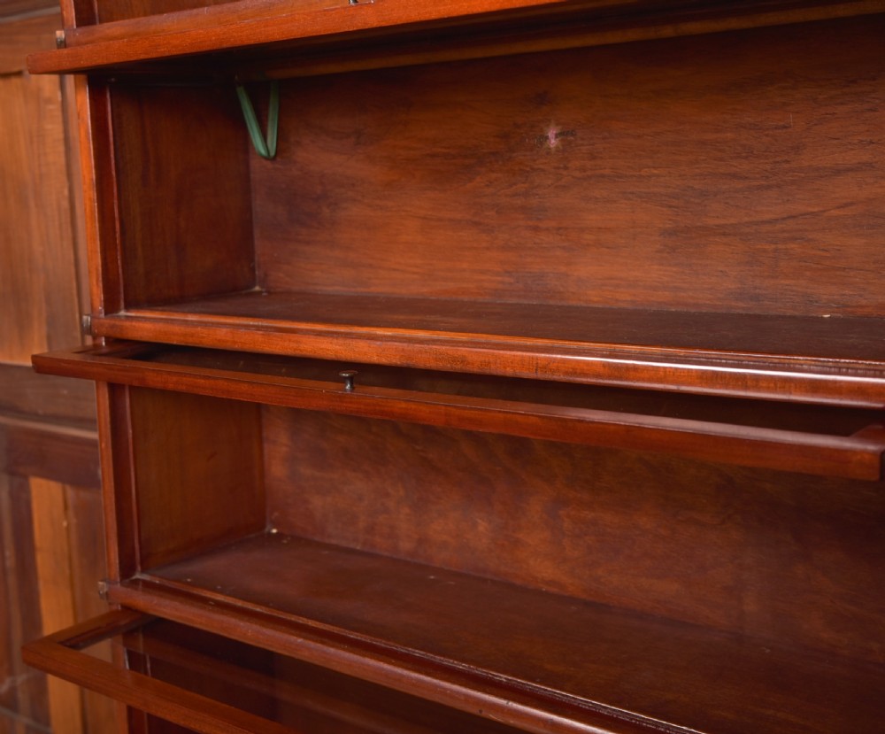 Edwardian Kenrick & Jefferson Sectional Bookcase View X