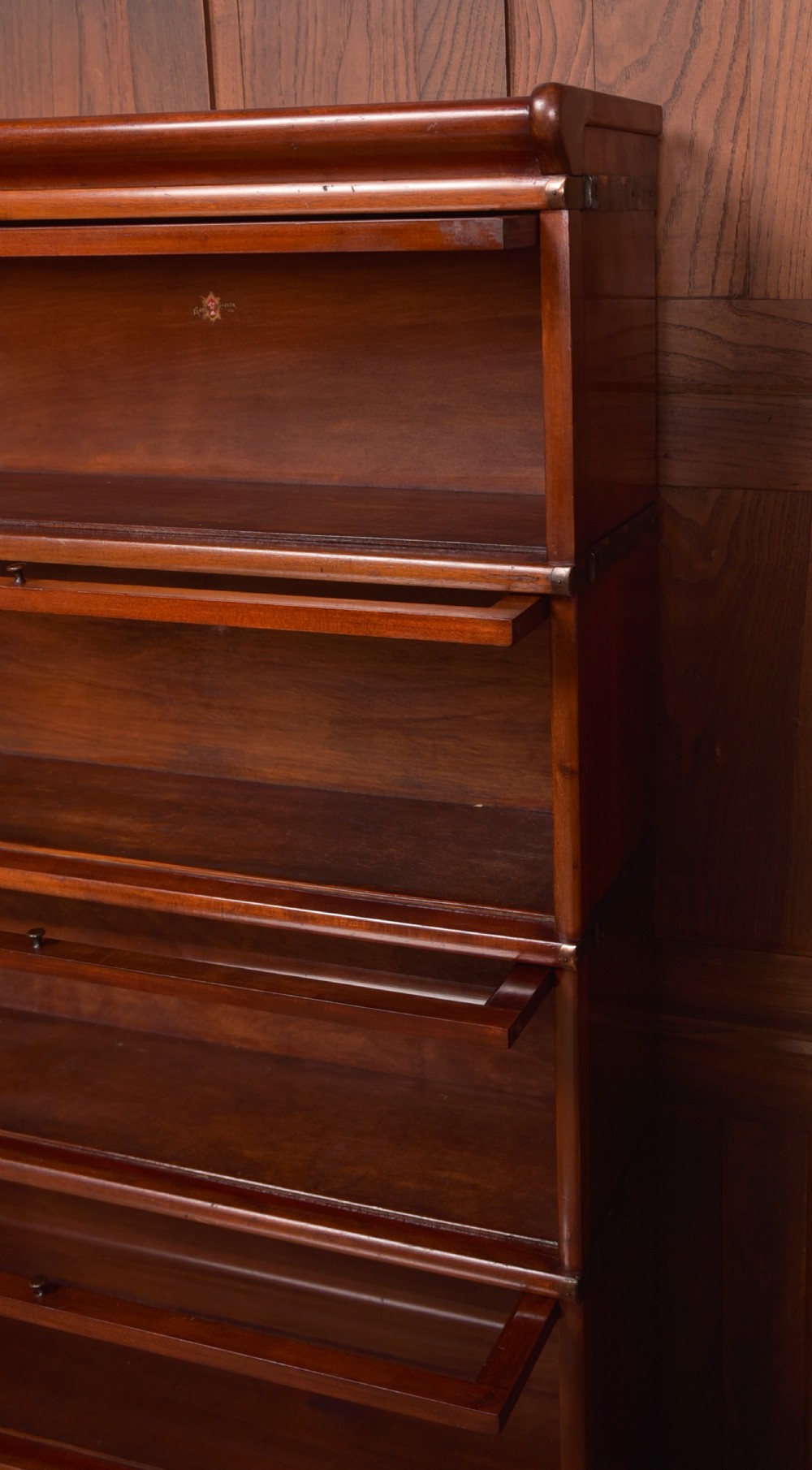 Edwardian Kenrick & Jefferson Sectional Bookcase View XI