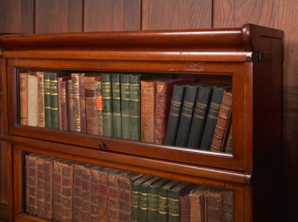 Edwardian Kenrick & Jefferson Sectional Bookcase View XVIII