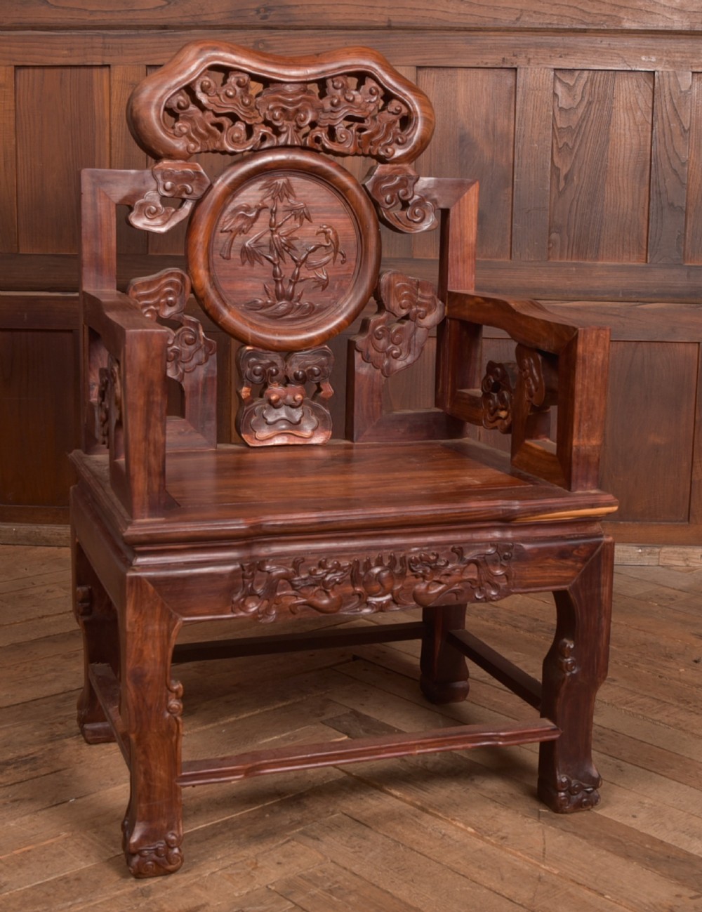 Chinese Hardwood Arm Chair