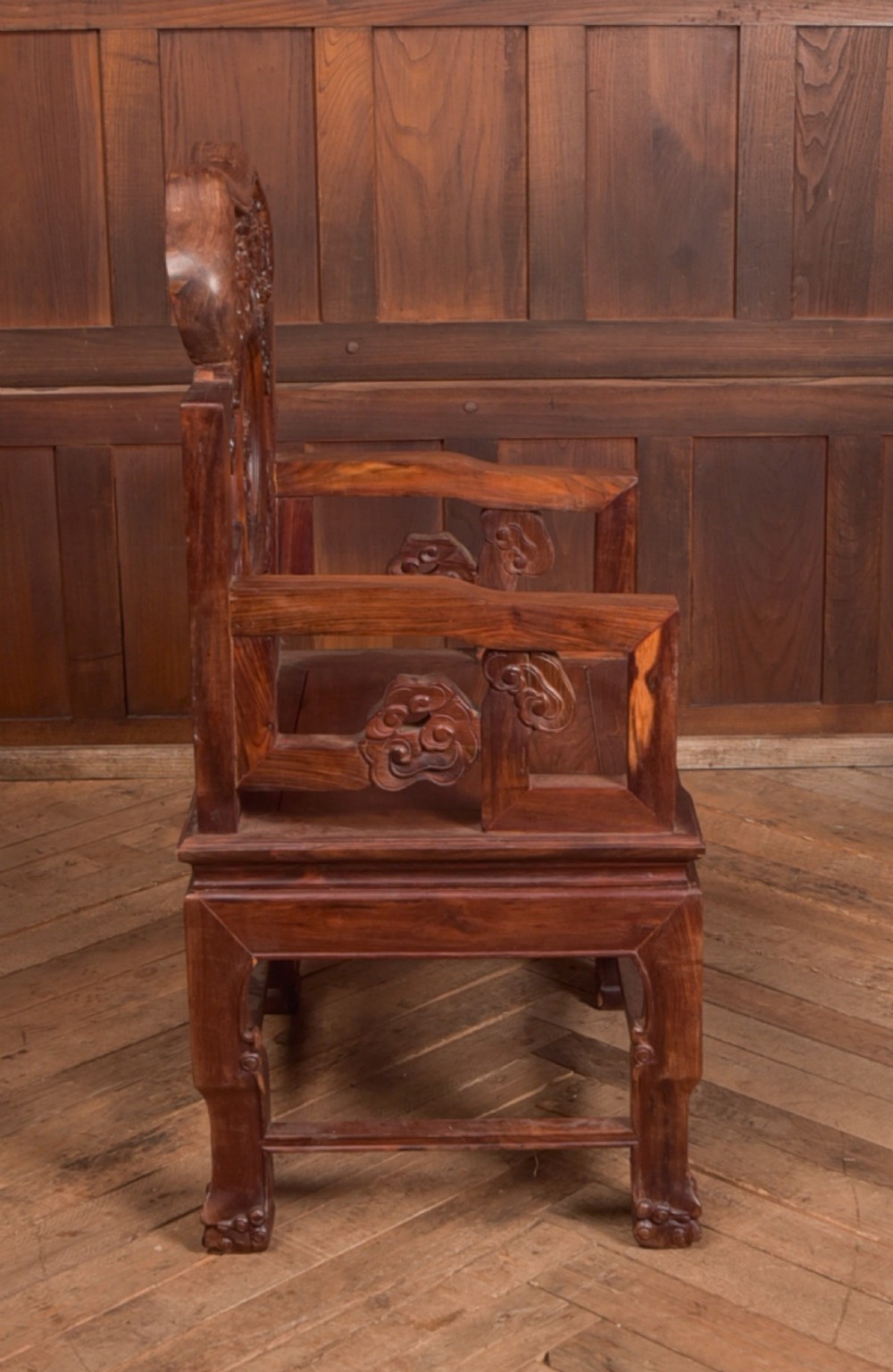 Chinese Hardwood Arm Chair View IV