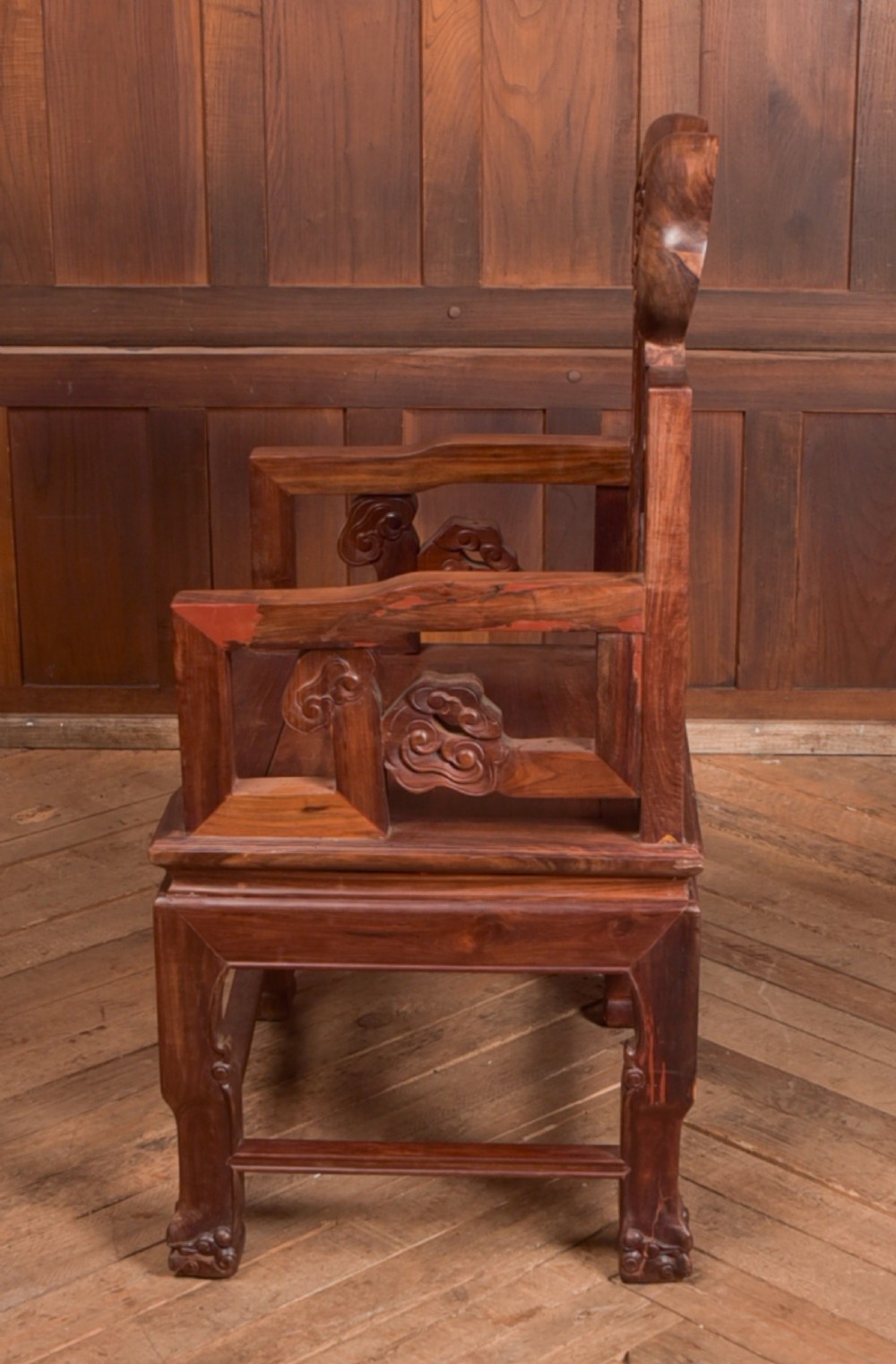 Chinese Hardwood Arm Chair View VI