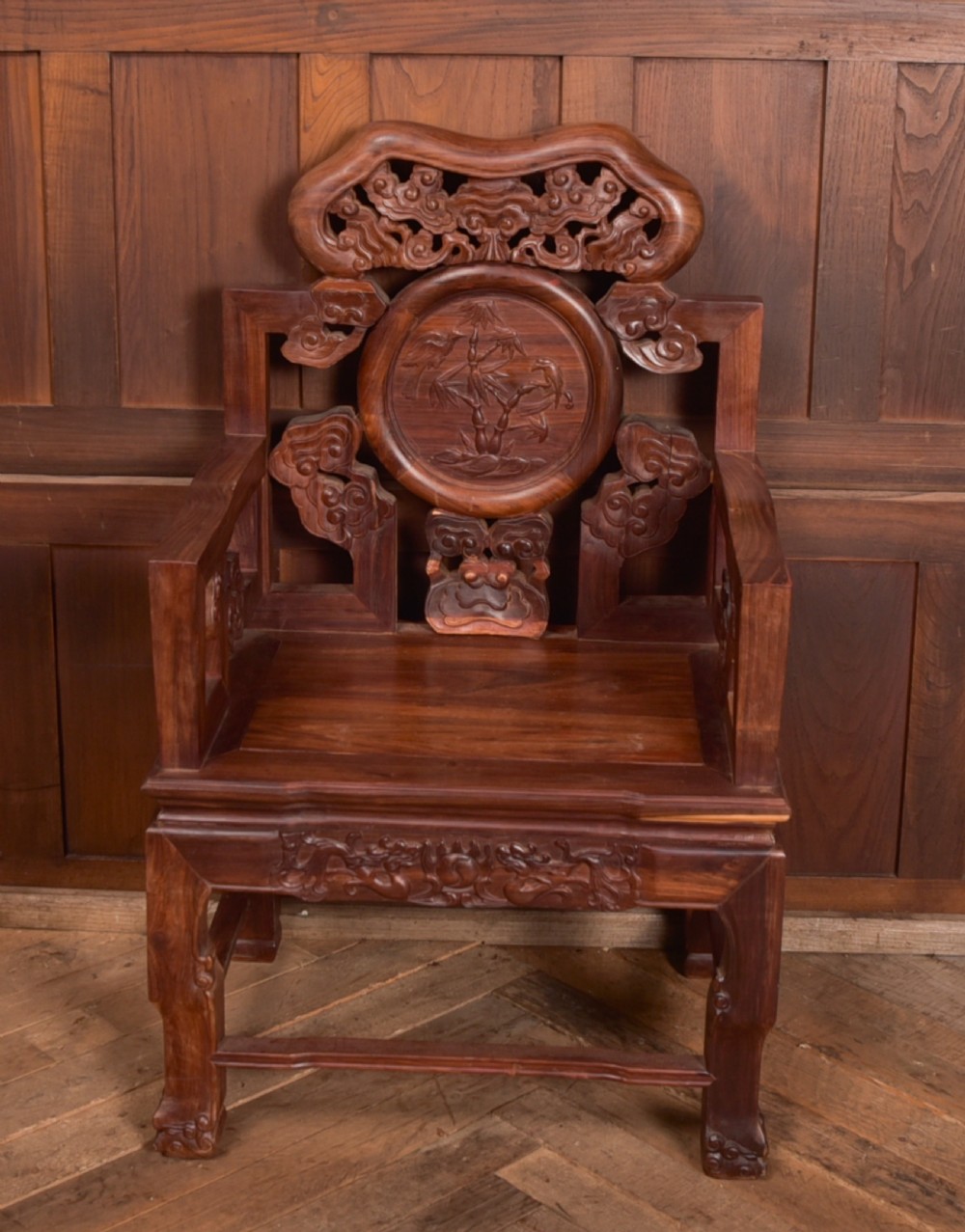 Chinese Hardwood Arm Chair View VII
