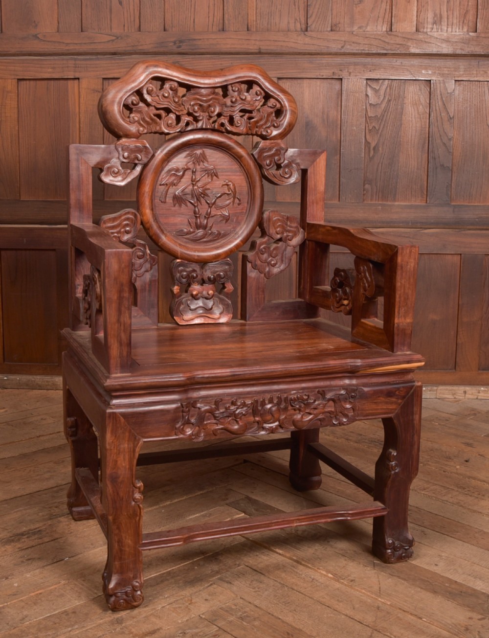Chinese Hardwood Arm Chair View VIII