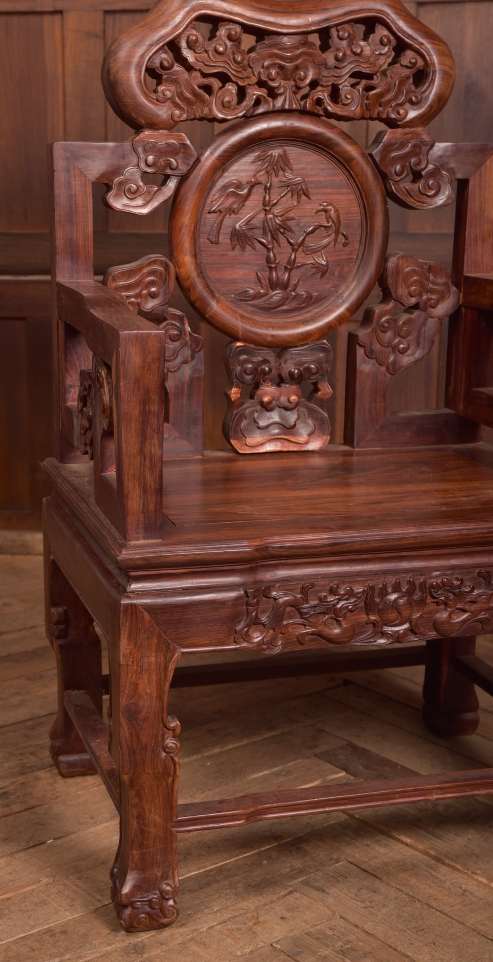 Chinese Hardwood Arm Chair View IX