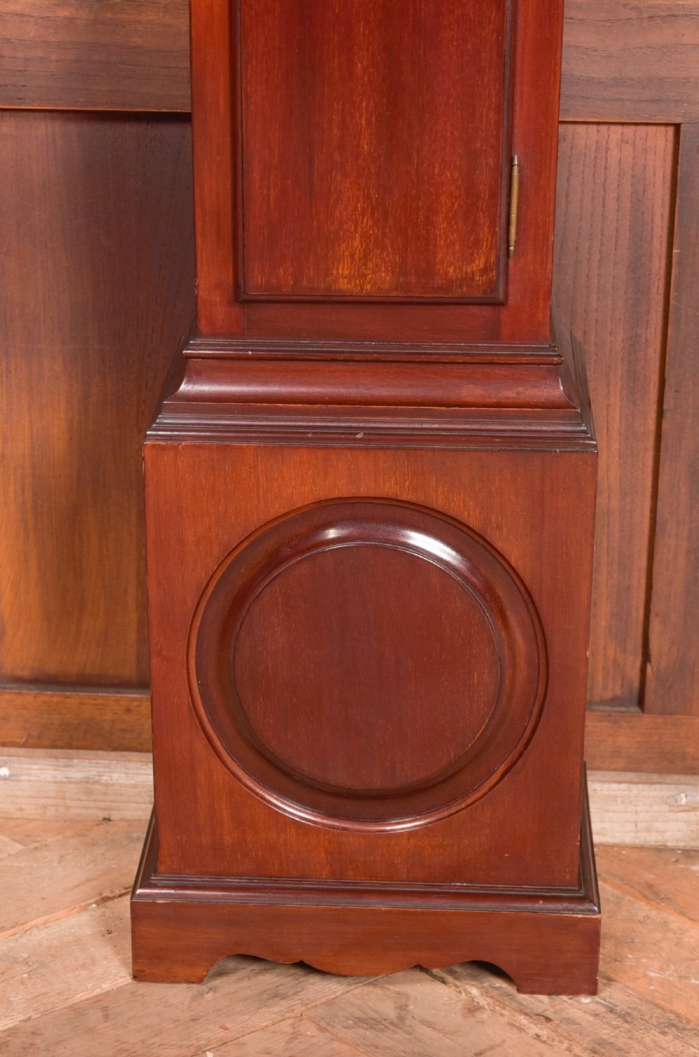 Edwardian Mahogany Grandmother Clock View II