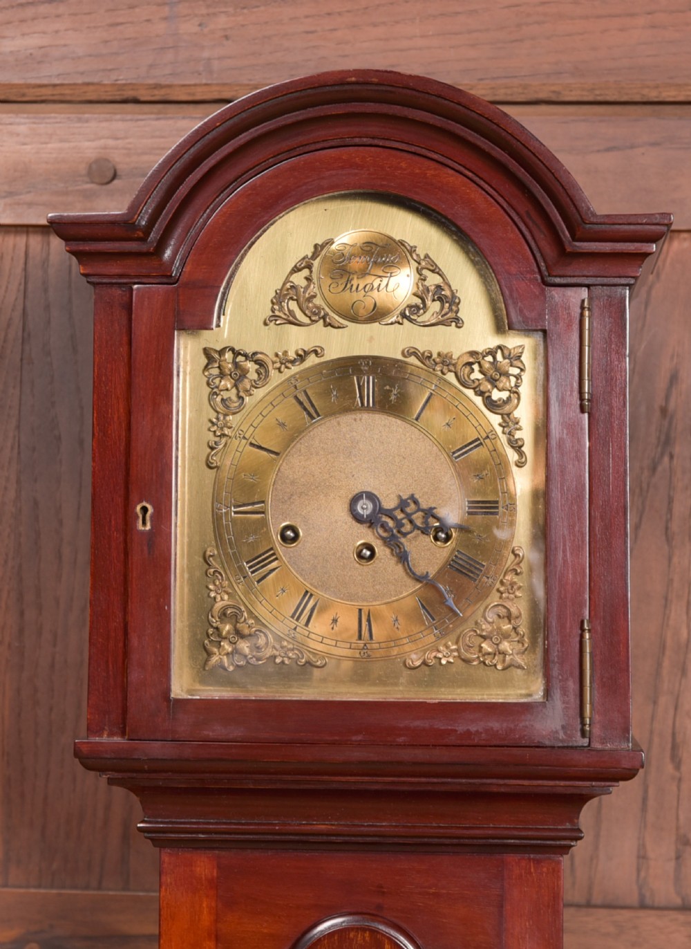 Edwardian Mahogany Grandmother Clock View III