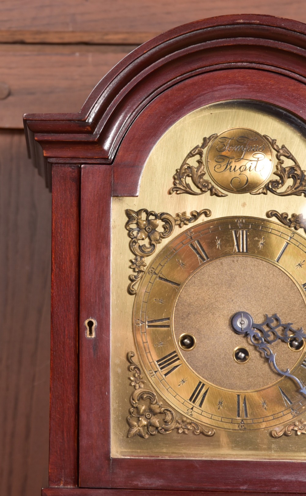 Edwardian Mahogany Grandmother Clock View IV